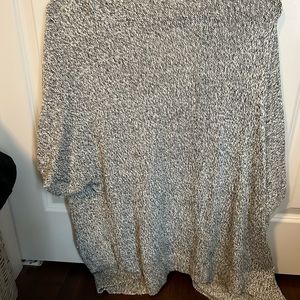 Short sleeve long cardigan